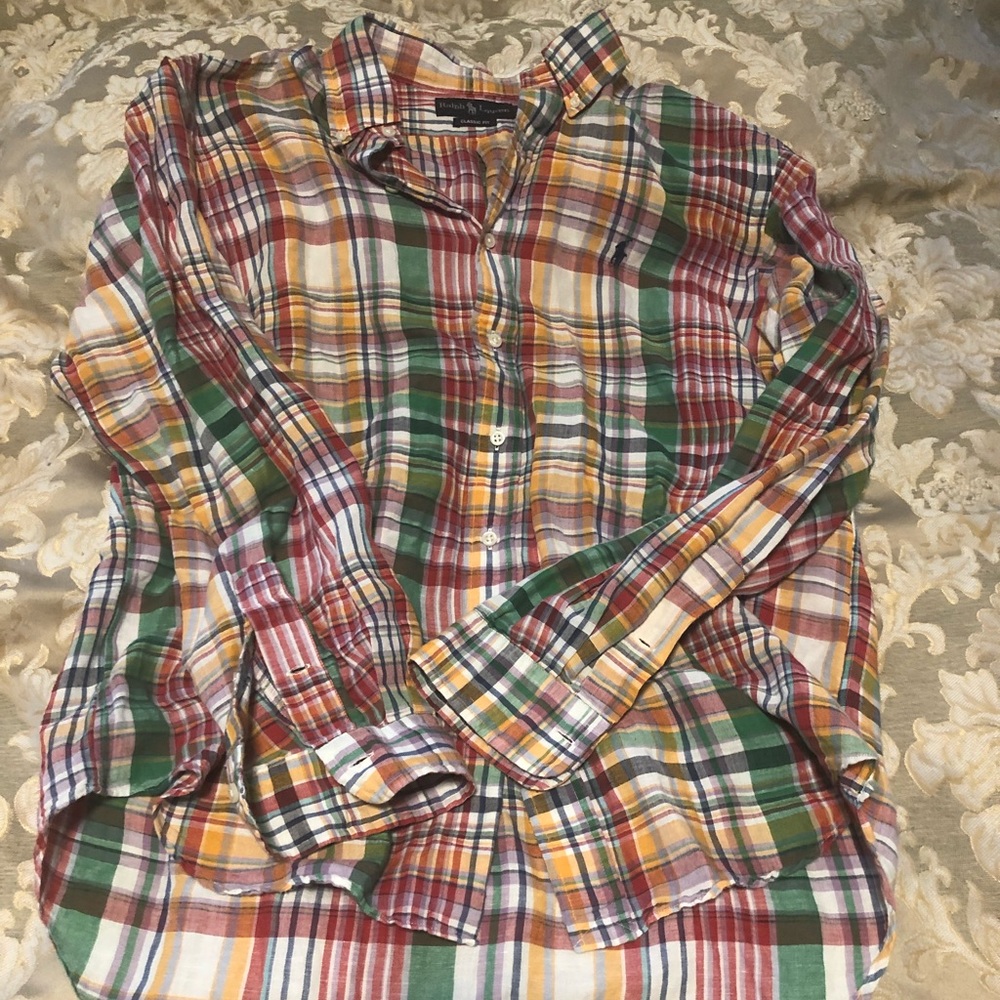 Ralph Lauren Large Custom Fit Button Down